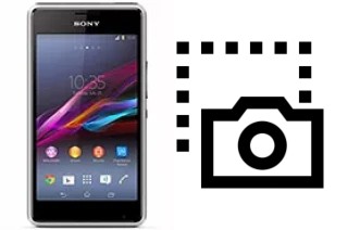 Captura de tela no Sony Xperia E1