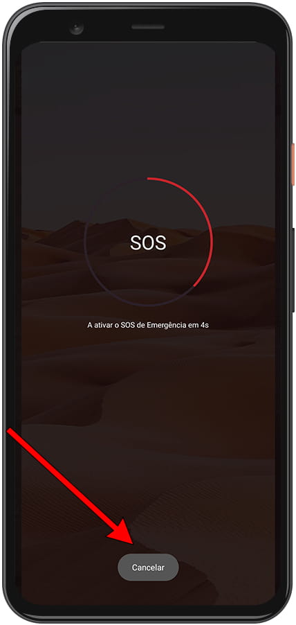 Cancelar chamada de emergência Xiaomi
