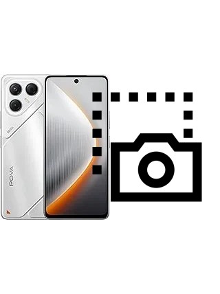 Captura de tela no Tecno Pova 7