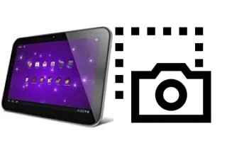 Captura de tela no Toshiba Excite 10 SE