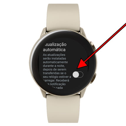 Relógio atualização Galaxy Watch5 Pro