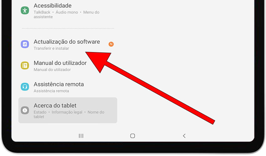 Configurações Galaxy Tab S10 Ultra