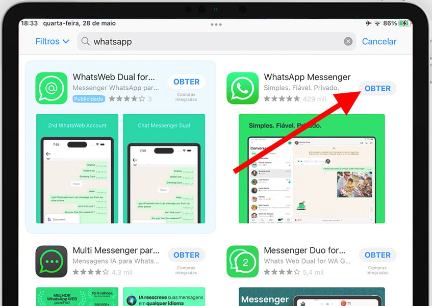 Obter WhatsApp