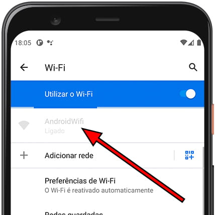 Definições red Wifi