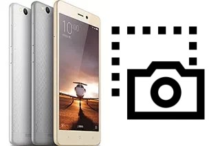 Captura de tela no Xiaomi Redmi 3