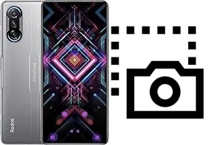 Captura de tela no Xiaomi Redmi K40 Gaming