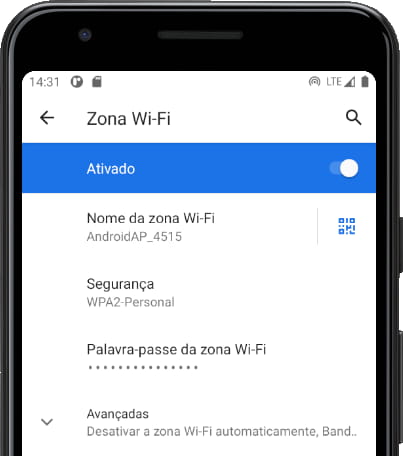 zona Wi-Fi portátil