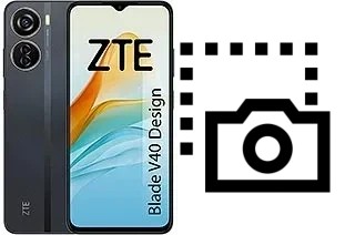 Captura de tela no ZTE Blade V40 Design