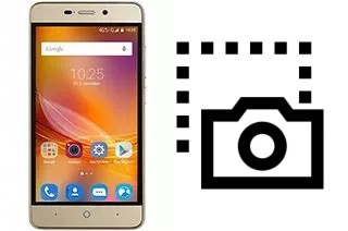 Captura de tela no ZTE Blade X3