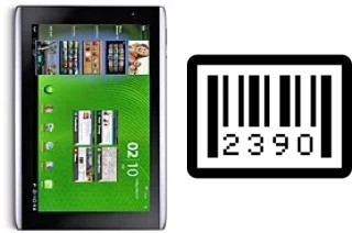Como saber o número de série no Acer Iconia Tab A500