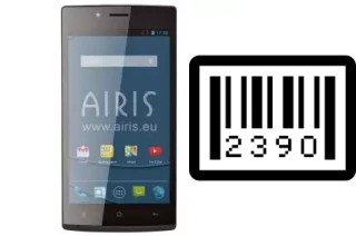 Como saber o número de série no Airis TM54QM