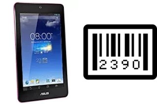 Como saber o número de série no Asus Memo Pad HD7 16 GB