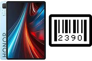 Como saber o número de série no Honor Tablet GT
