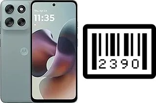 Como saber o número de série no Motorola Moto G56