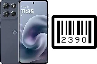 Como saber o número de série no Motorola Moto G86 Power