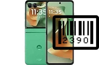 Como saber o número de série no Motorola Razr 2025