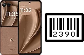 Como saber o número de série no Motorola Razr+ 2025