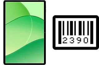 Como saber o número de série no Oppo Pad SE