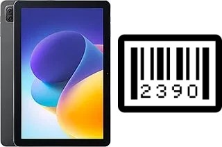 Como saber o número de série no Oscal Pad 70 WiFi