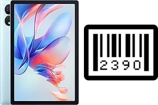 Como saber o número de série no Oscal Pad 80 WiFi