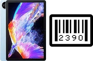 Como saber o número de série no Oscal Pad 90