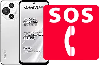 Chamadas de emergência no alcatel V3 Classic