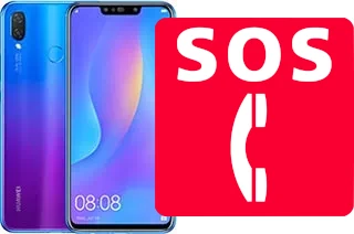 Chamadas de emergência no Huawei nova 3i