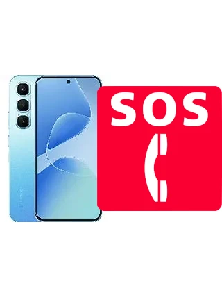 Chamadas de emergência no Infinix Hot 60 Pro