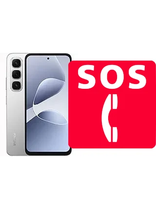 Chamadas de emergência no Infinix Hot 60i
