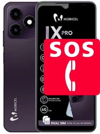 Chamadas de emergência no Mobicel IX Pro