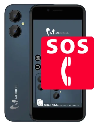 Chamadas de emergência no Mobicel MX2 Plus
