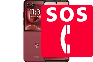 Chamadas de emergência no Motorola Razr 60 Ultra