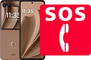 Chamadas de emergência no Motorola Razr+ 2025