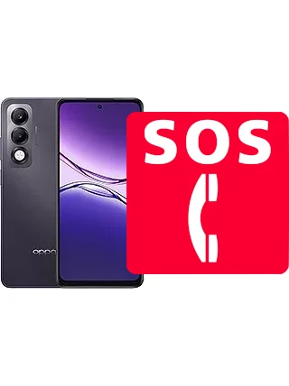 Chamadas de emergência no Oppo K13x