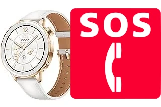Chamadas de emergência no Oppo Watch X2 Mini