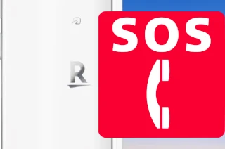 Chamadas de emergência no Rakuten Mini