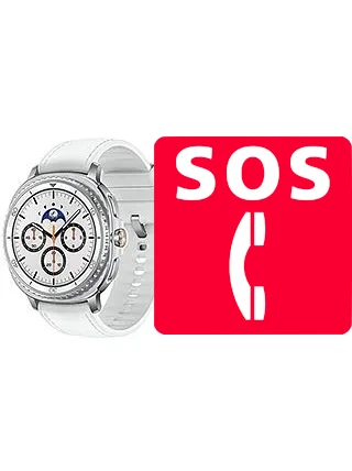Chamadas de emergência no Samsung Galaxy Watch8 Classic
