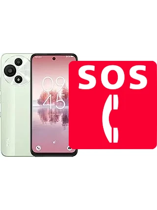 Chamadas de emergência no TCL 60 SE NxtPaper
