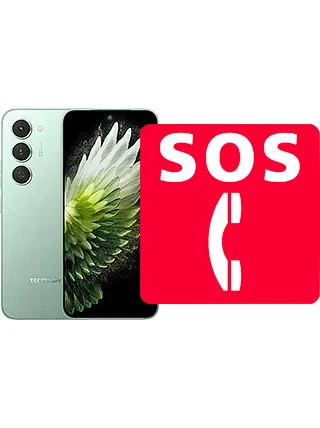 Chamadas de emergência no Tecno Spark 40 Pro