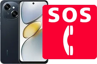 Chamadas de emergência no Tecno Pop 9 4G