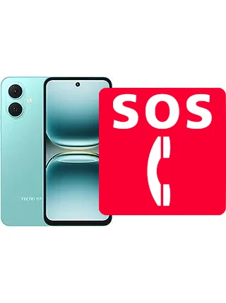 Chamadas de emergência no Tecno Spark Go 2