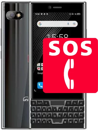 Chamadas de emergência no Unihertz Titan Slim