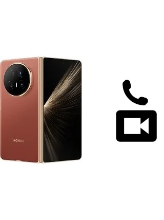 Faça chamadas de vídeo com um Honor Magic V5