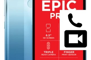 Faça chamadas de vídeo com um Mobicel Epic Pro