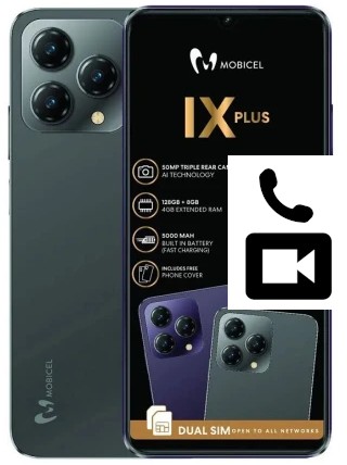 Faça chamadas de vídeo com um Mobicel IX Plus