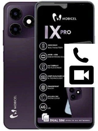 Faça chamadas de vídeo com um Mobicel IX Pro