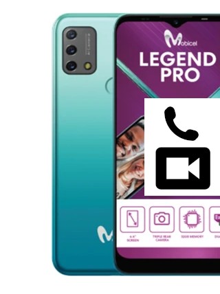 Faça chamadas de vídeo com um Mobicel Legend Pro