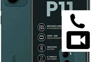 Faça chamadas de vídeo com um Mobicel P11