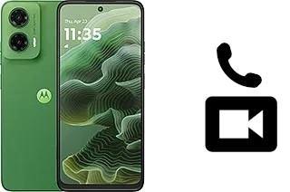 Faça chamadas de vídeo com um Motorola Moto G35