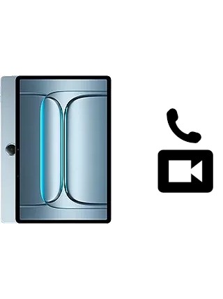 Faça chamadas de vídeo com um OnePlus Pad Lite
